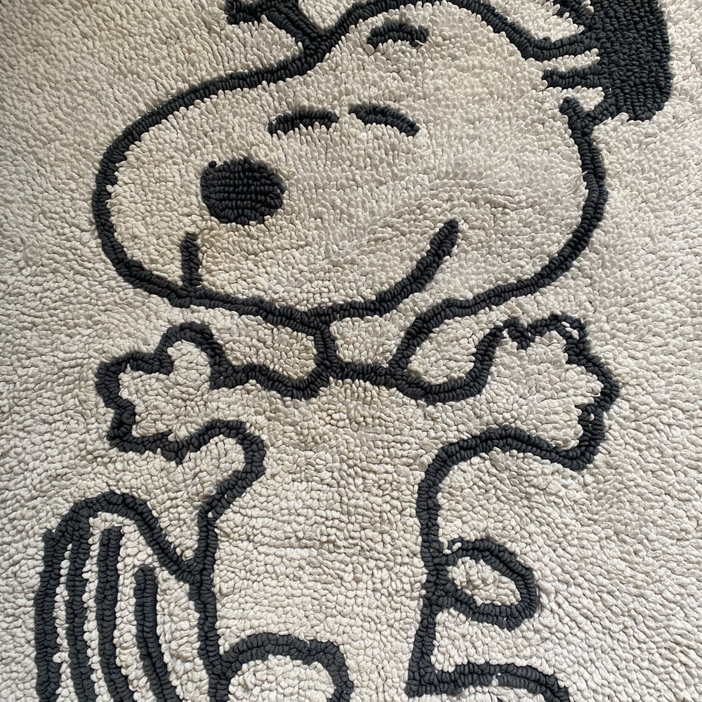 Pottery Barn Round Snoopy Rug - Picture 2 of 7